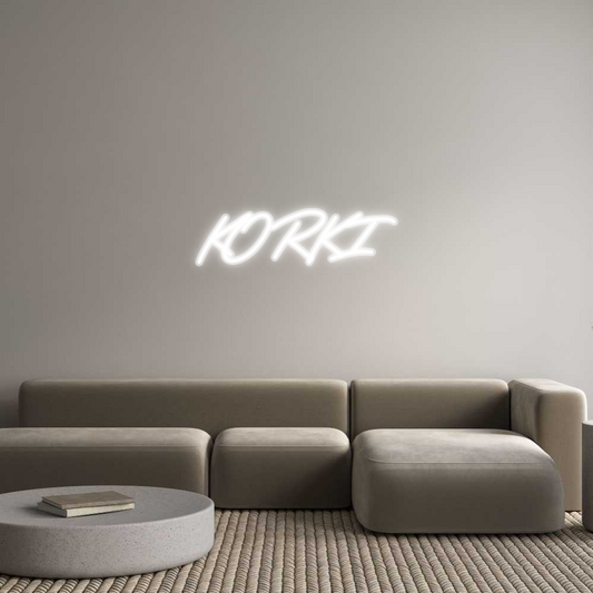 Custom Neon: KORKI