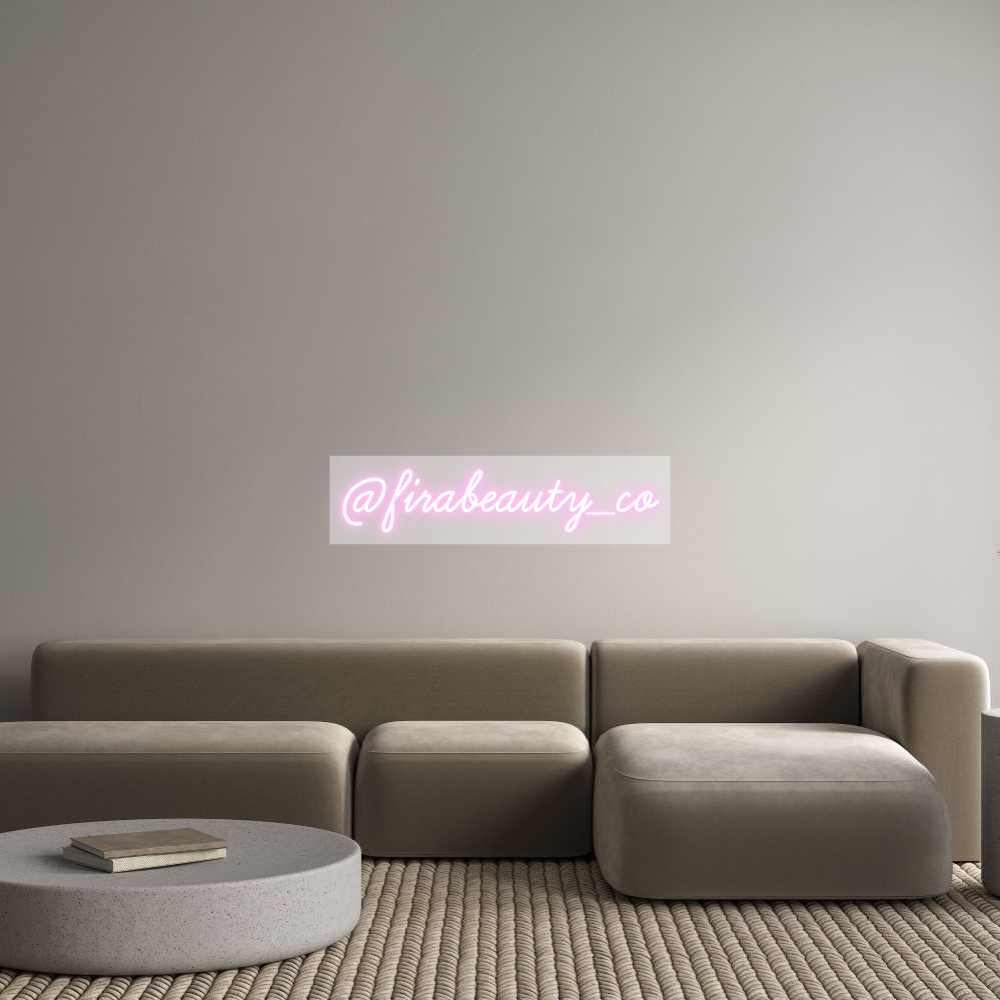 Custom Neon: @firabeauty_co