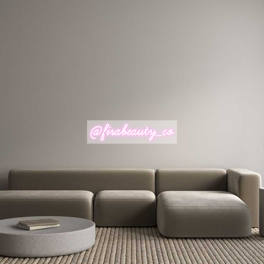Custom Neon: @firabeauty_co