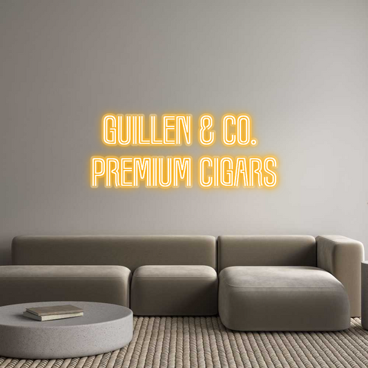 Custom Neon: Guillen & Co....