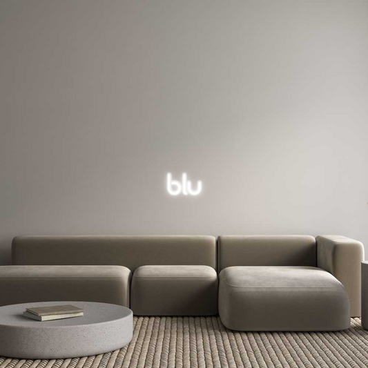 Custom Neon: blu