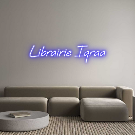 Custom Neon: Librairie Iqraa