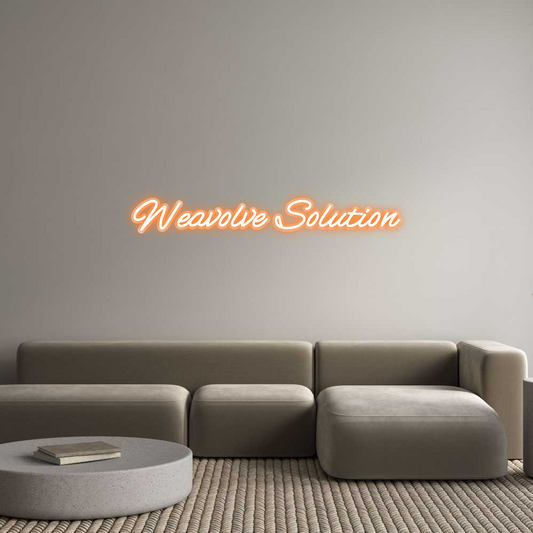 Custom Neon: Weavolve Solu...