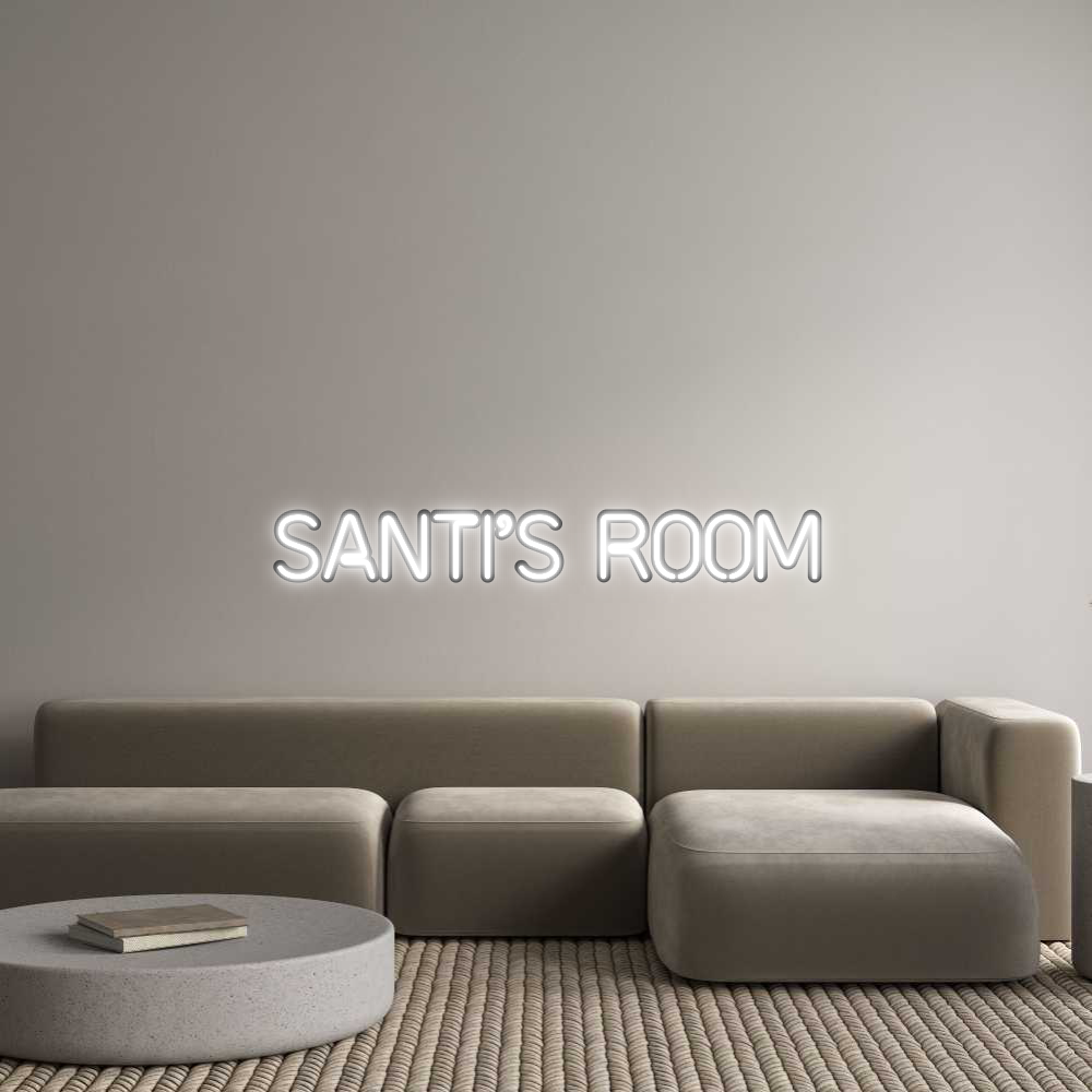 Custom Neon: Santi’s Room