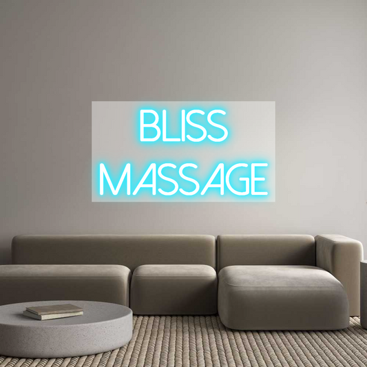 Custom Neon: BLISS
MASSAGE