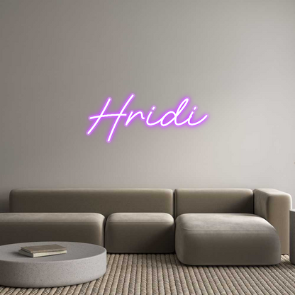 Custom Neon: Hridi