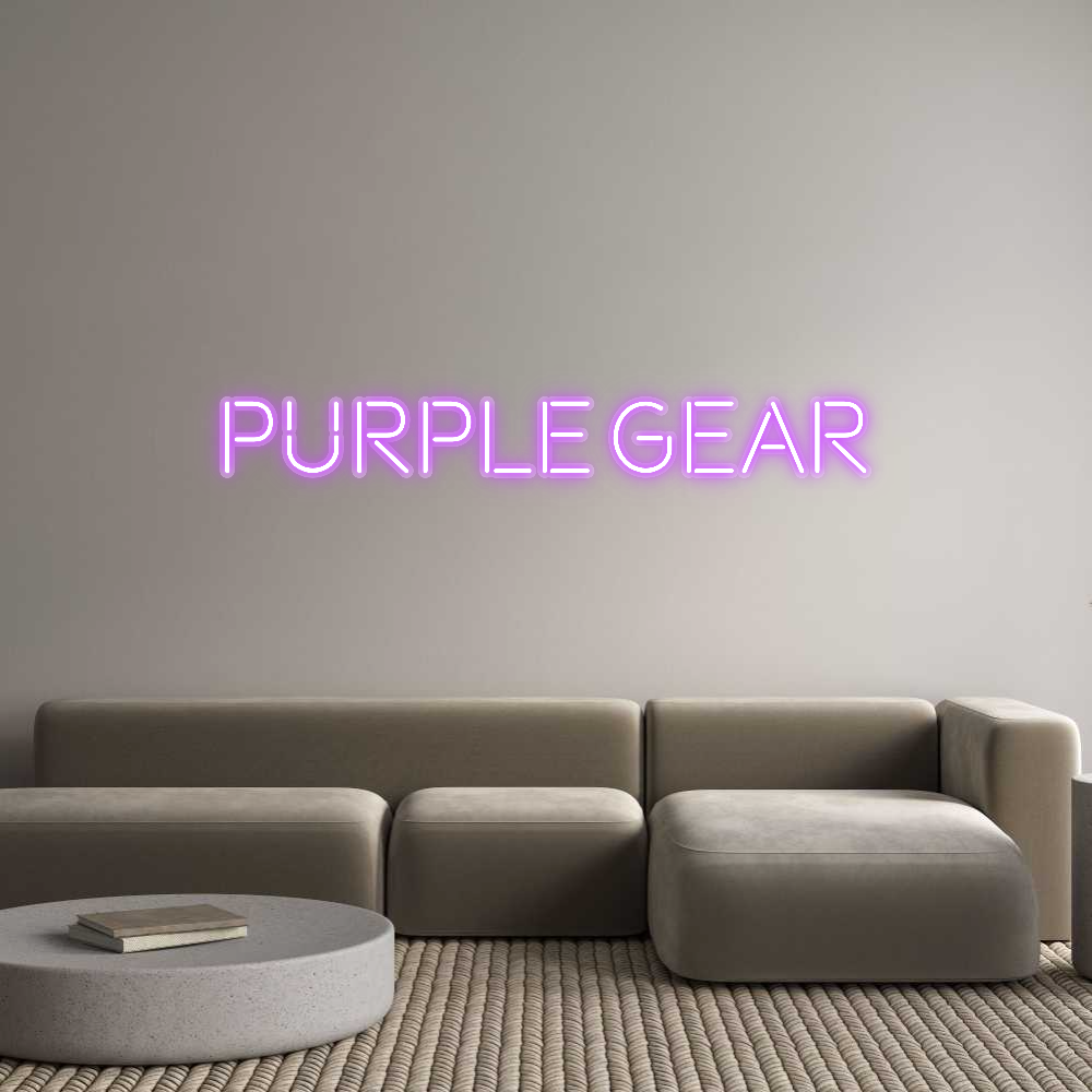 Custom Neon: PURPLE GEAR