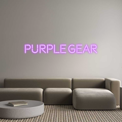 Custom Neon: PURPLE GEAR