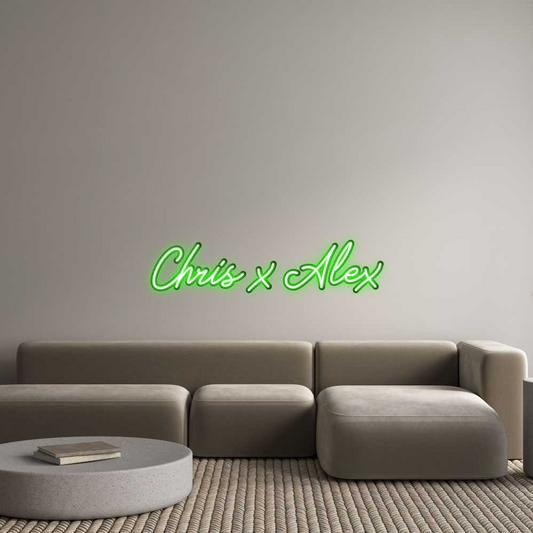 Custom Neon: Chris x Alex