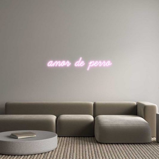 Custom Neon: amor de perro