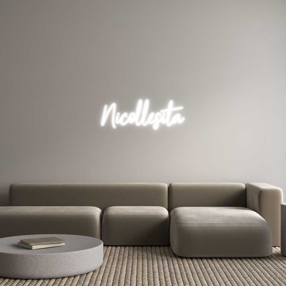 Custom Neon: Nicollesita