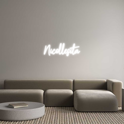 Custom Neon: Nicollesita
