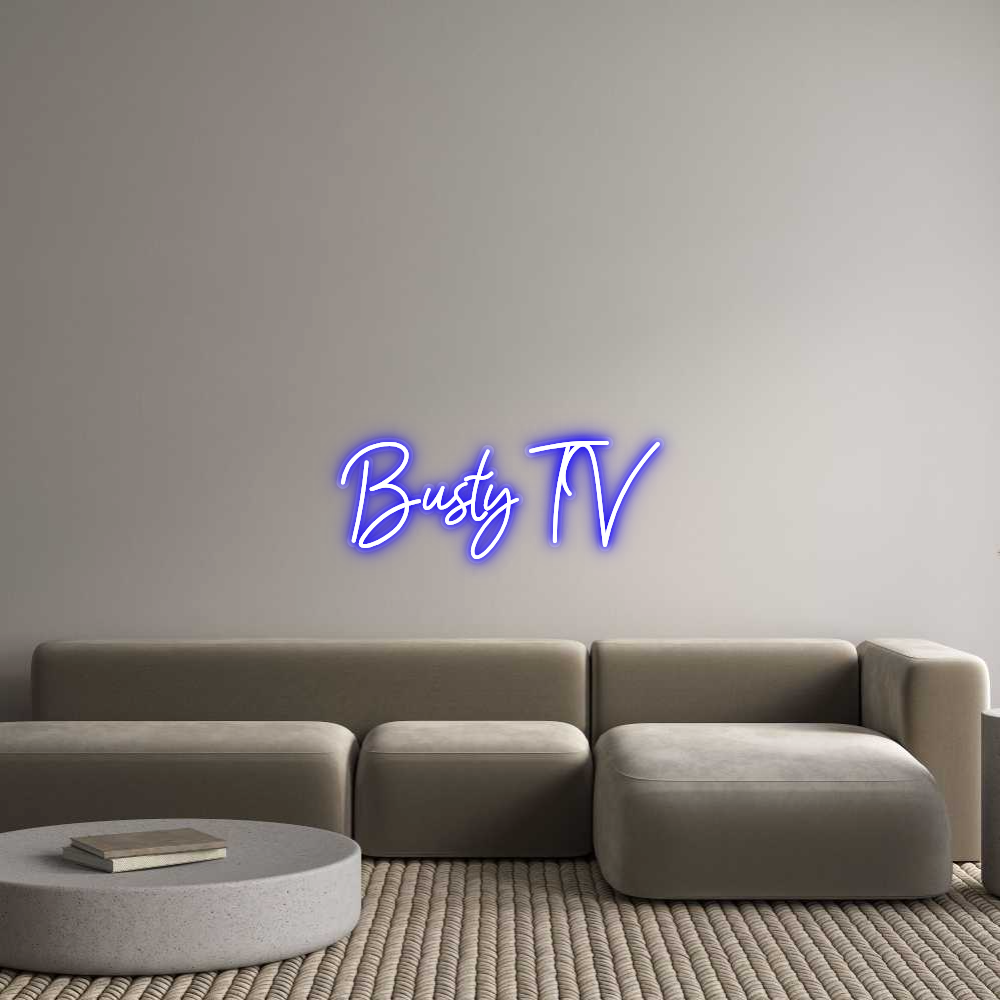 Custom Neon: Busty TV