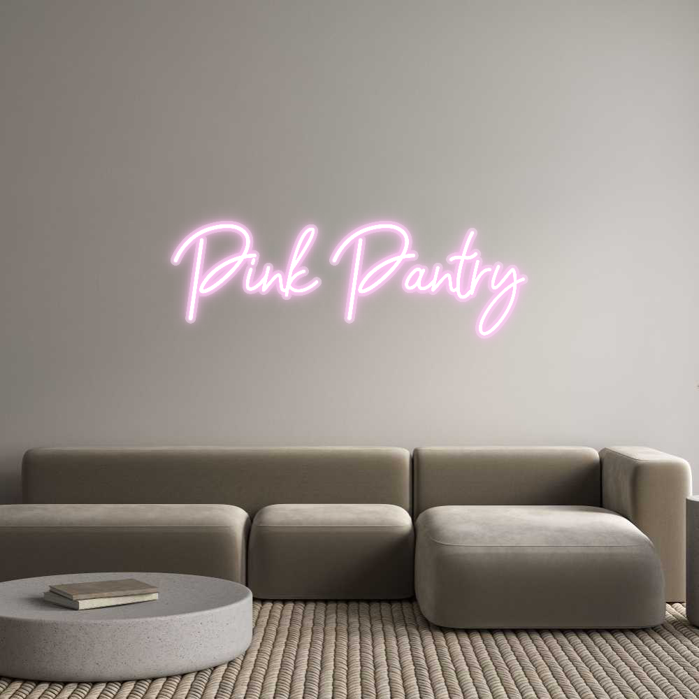 Custom Neon: Pink Pantry