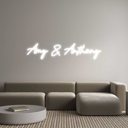 Custom Neon: Amy & Anthony