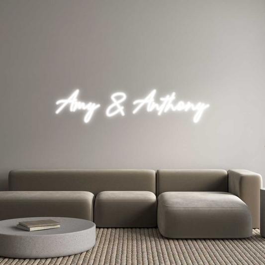 Custom Neon: Amy & Anthony