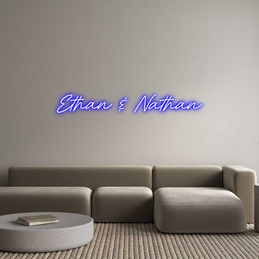 Custom Neon: Ethan & Nathan