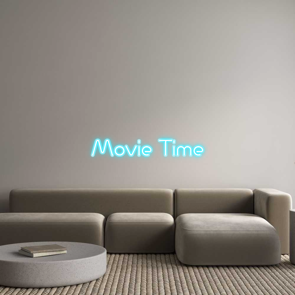 Custom Neon: Movie Time