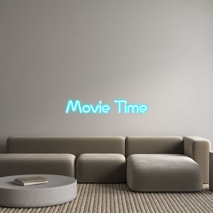 Custom Neon: Movie Time