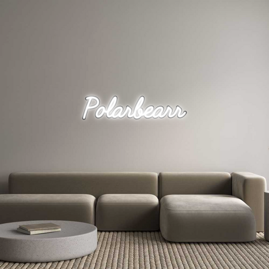 Custom Neon: Polarbearr