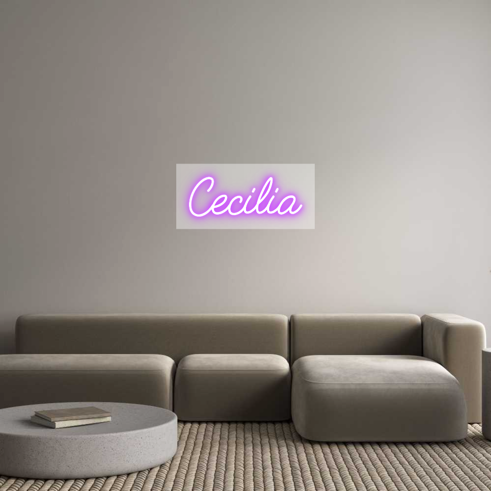 Custom Neon: Cecilia
