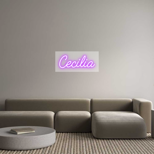 Custom Neon: Cecilia