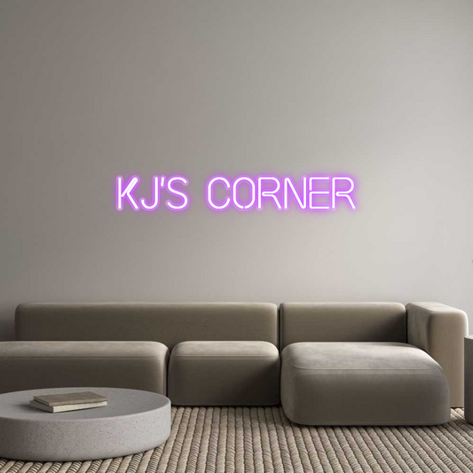Custom Neon: KJ's Corner