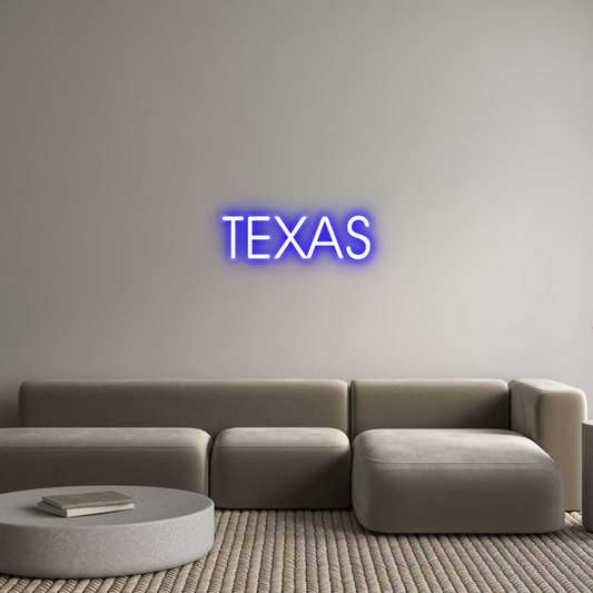 Custom Neon: TEXAS