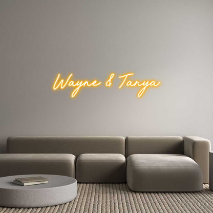 Custom Neon: Wayne & Tanya