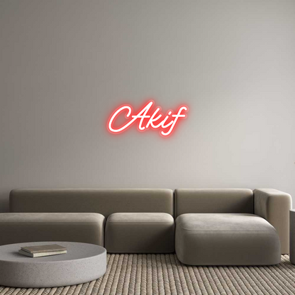 Custom Neon: Akif