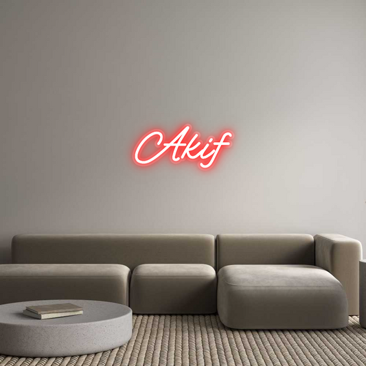 Custom Neon: Akif