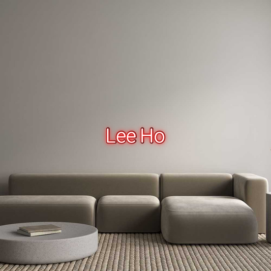 Custom Neon: Lee Ho