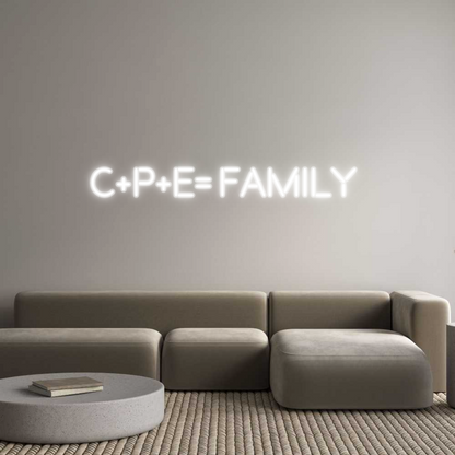 Custom Neon: C+P+E= family