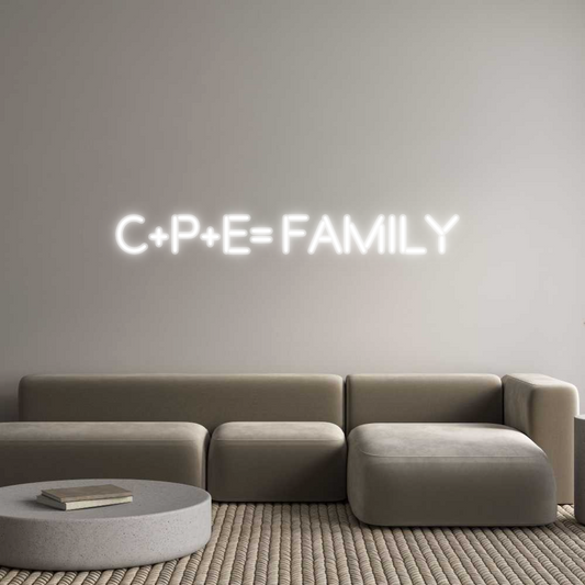 Custom Neon: C+P+E= family