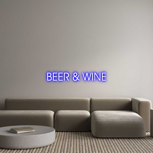 Custom Neon: BEER & WINE