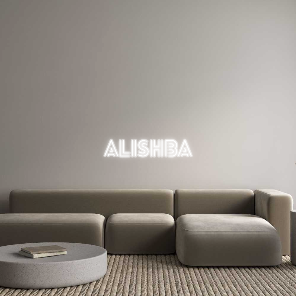 Custom Neon: ALISHBA