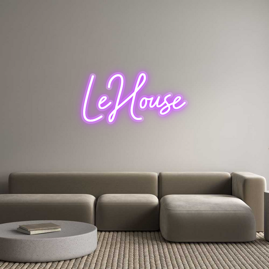 Custom Neon: LeHouse