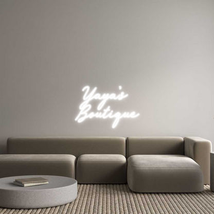 Custom Neon: Yaya’s 
Bout...