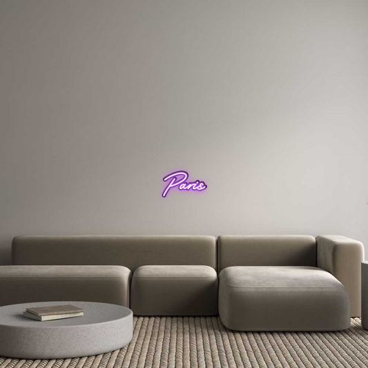Custom Neon: Paris