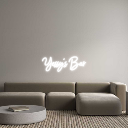Custom Neon: Yessy’s Bar