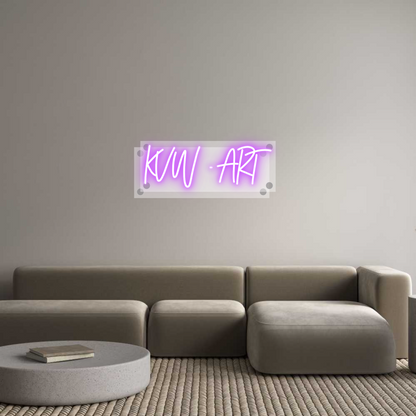 Custom Neon: KVW . ART