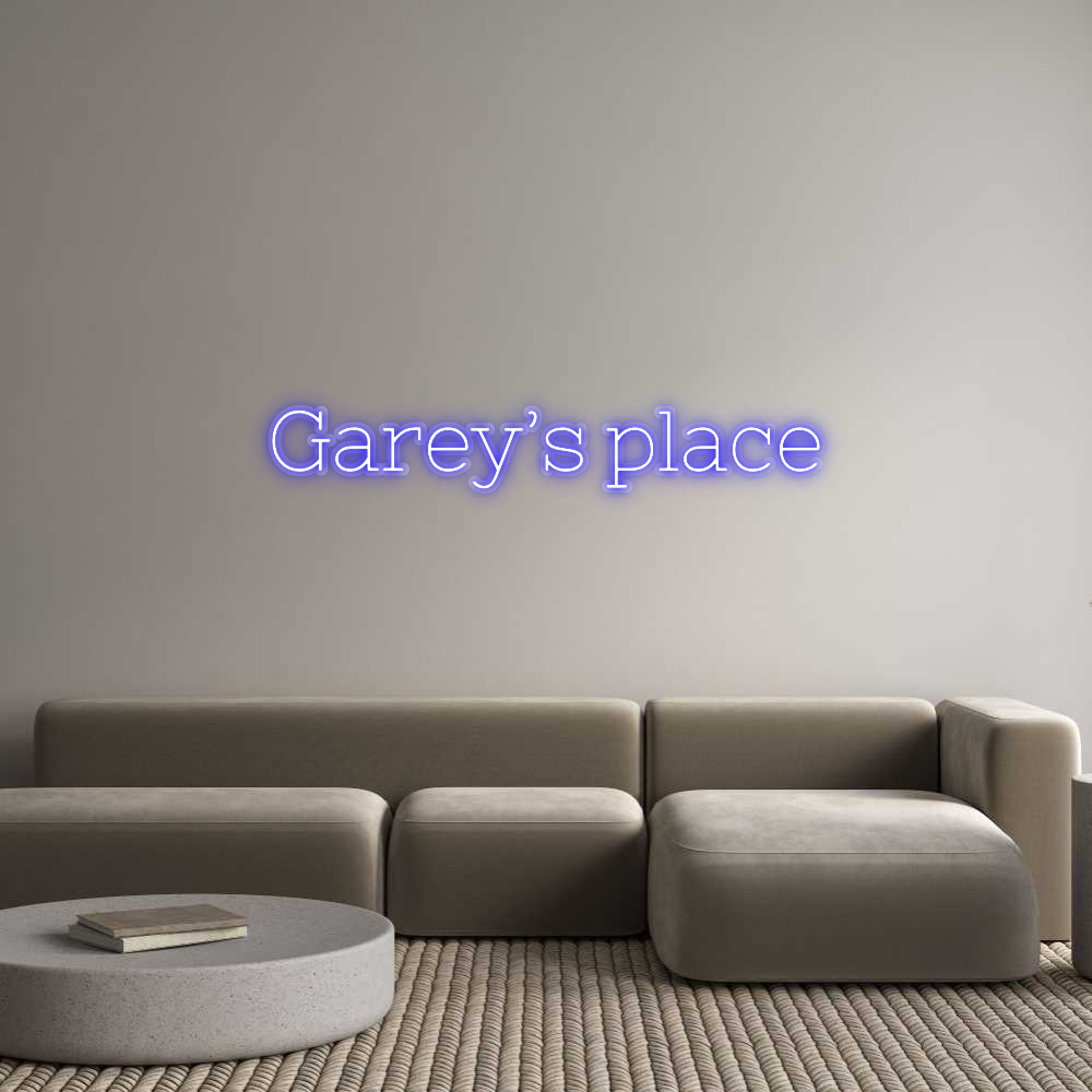 Custom Neon: Garey’s place