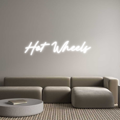 Custom Neon: Hot Wheels