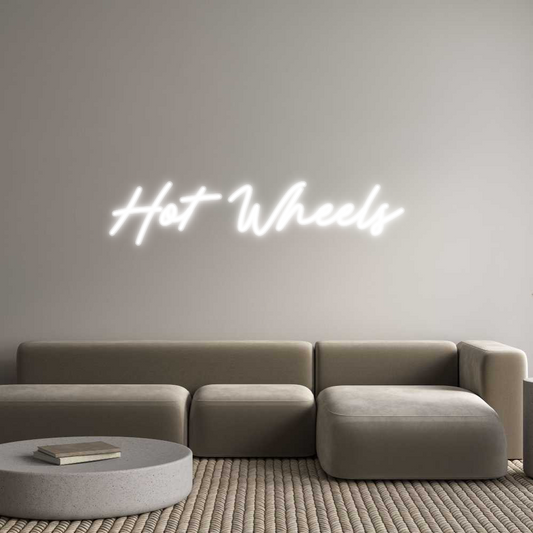Custom Neon: Hot Wheels