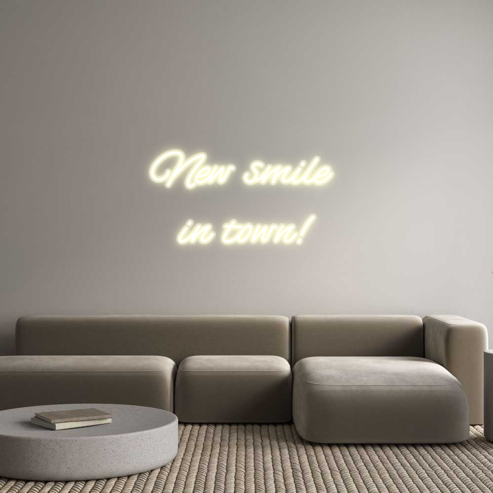 Custom Neon: New smile 
i...