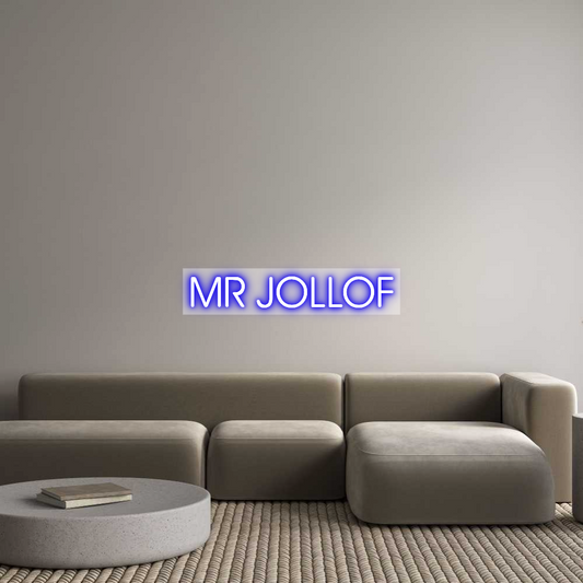Custom Neon: MR JOLLOF