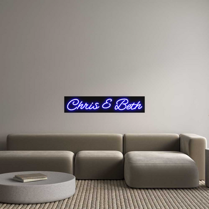 Custom Neon: Chris & Beth