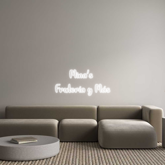 Custom Neon: Mina’s 
Frut...