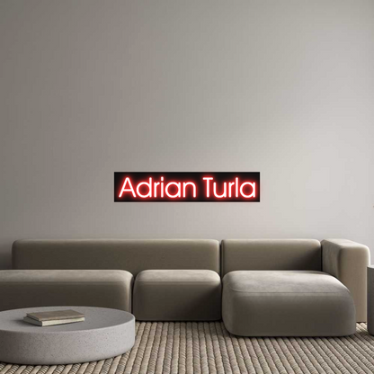 Custom Neon: Adrian Turla