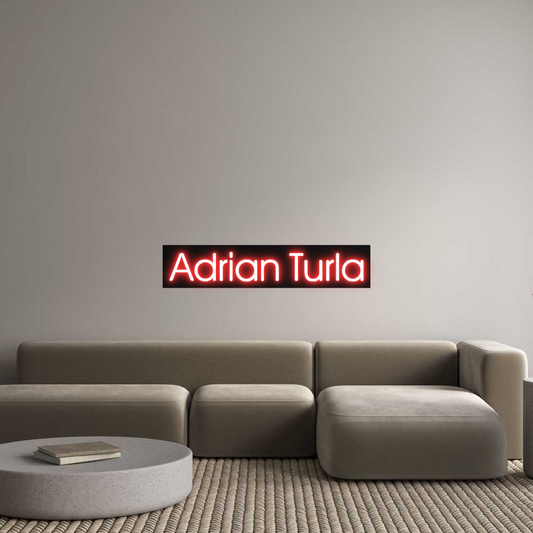 Custom Neon: Adrian Turla